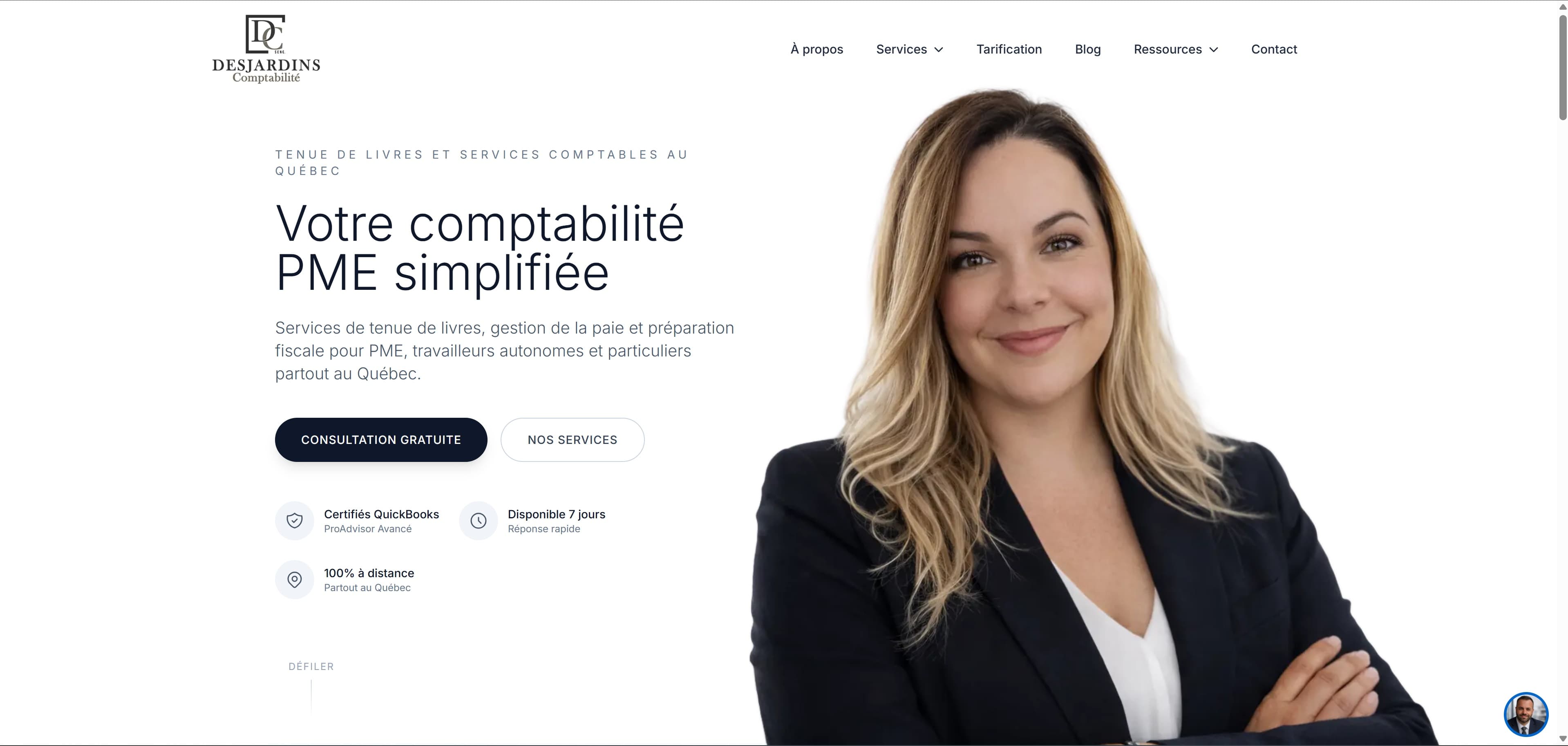 Desjardins Comptabilité